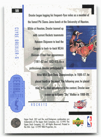 1996-97 Upper Deck UD3 #59 Clyde Drexler