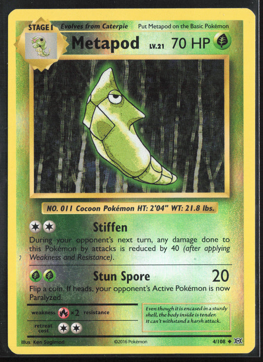 XY - Evolutions #4/108 Metapod Reverse Holo 21712