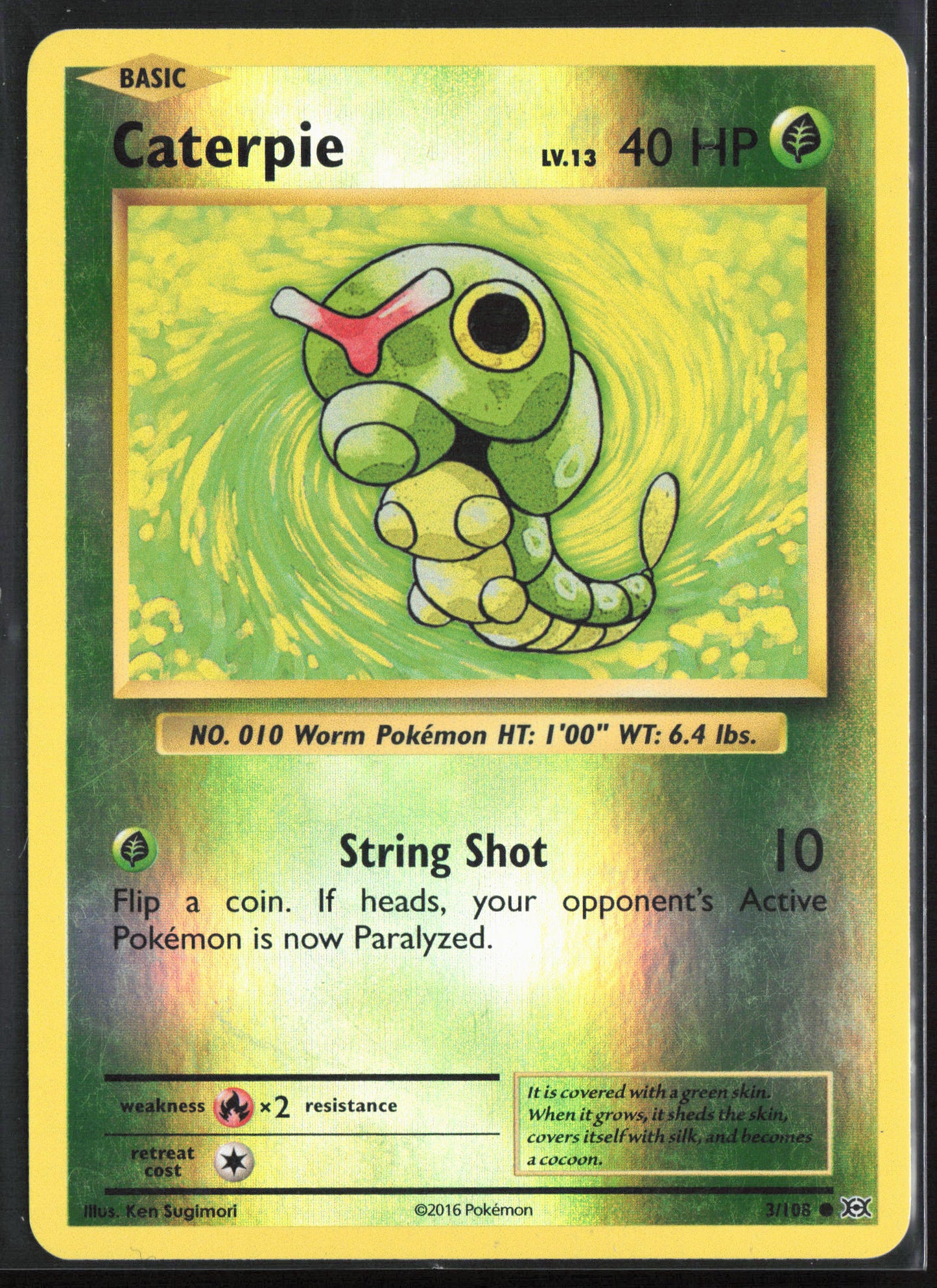 XY - Evolutions #3/108 Caterpie Reverse Holo 21713