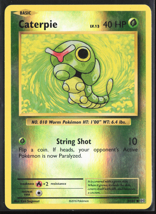 XY - Evolutions #3/108 Caterpie Reverse Holo 21713