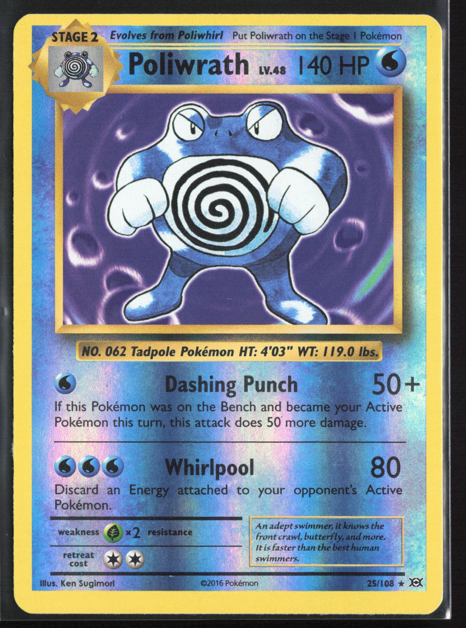 XY - Evolutions #25/108 Poliwrath Reverse Holo 21714