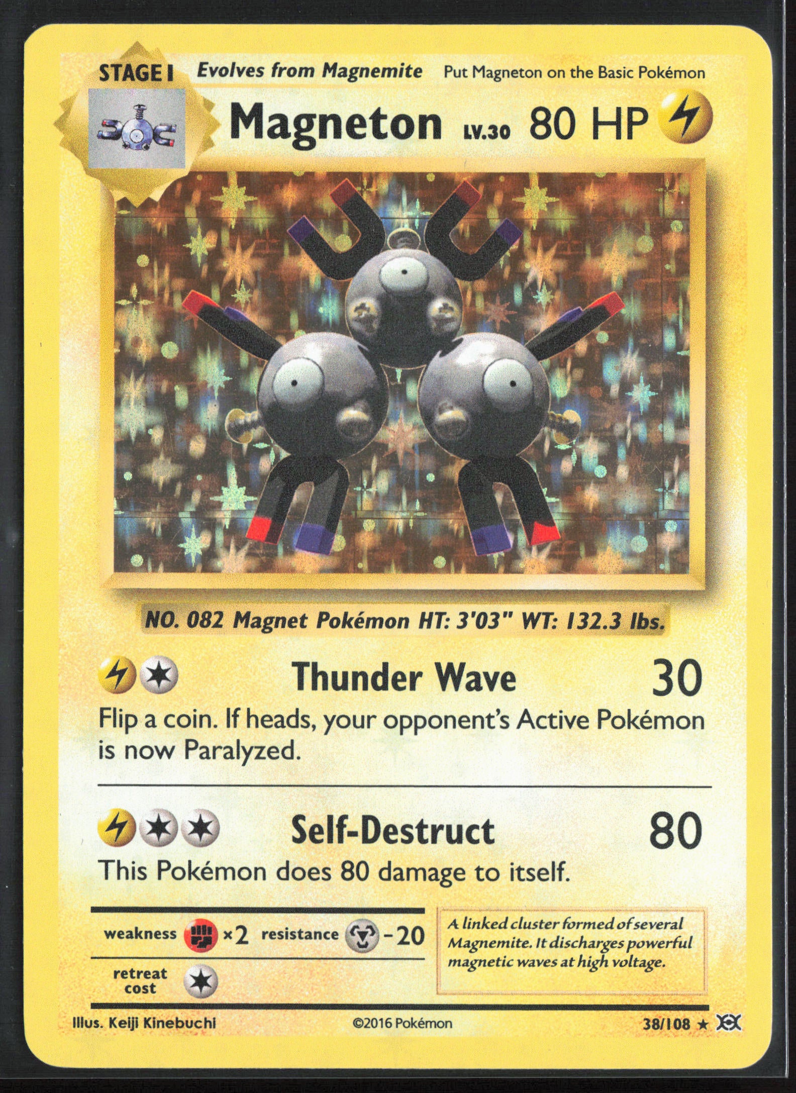 XY - Evolutions #38/108 Magneton 21716 Reverse Holo