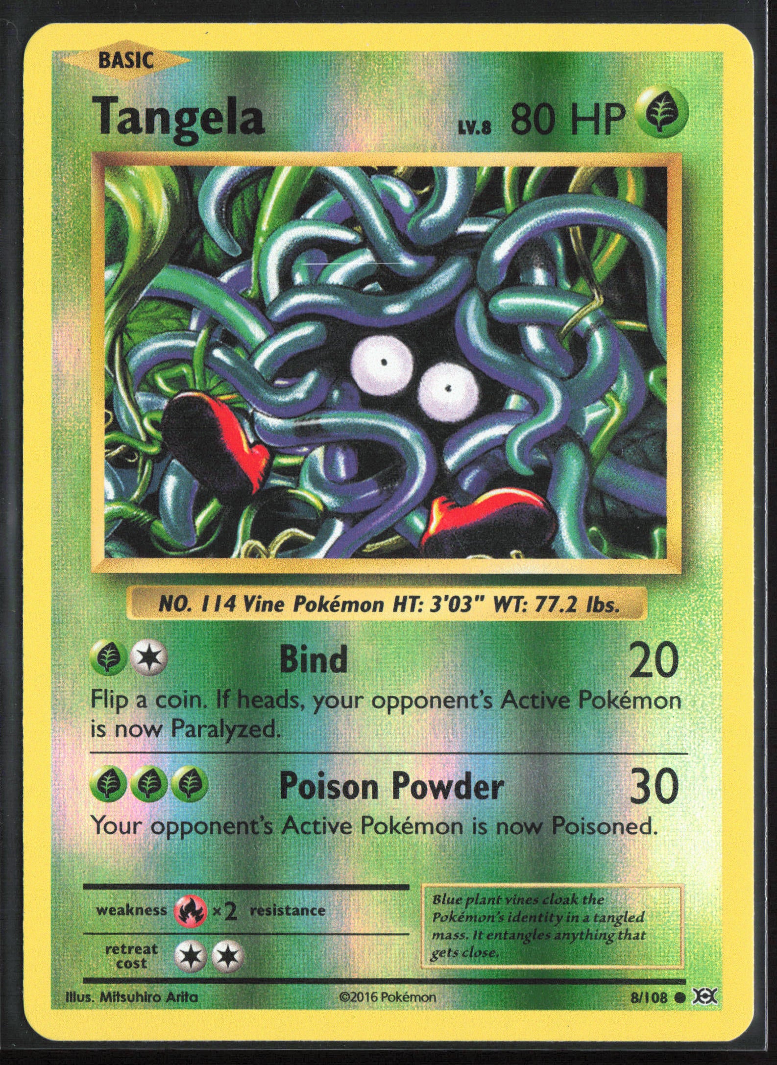 XY - Evolutions #8/108 Tangela 21717 Reverse Holo
