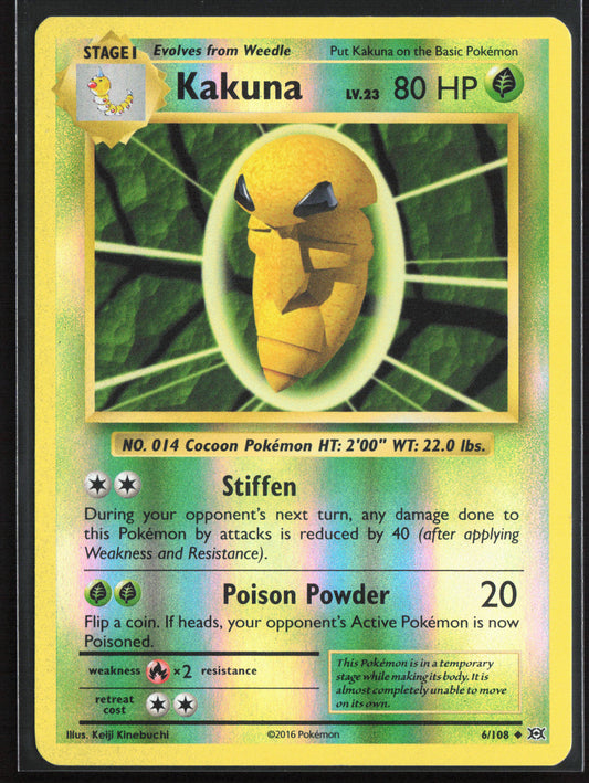 XY - Evolutions #6/108 Kakuna Reverse Holo 21719