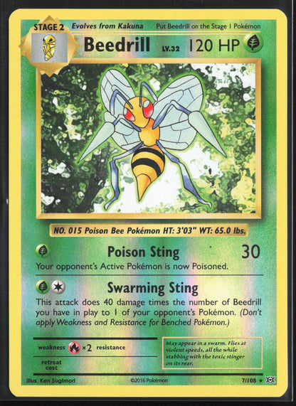 XY - Evolutions #7/108 Beedrill 21720 Reverse Holo