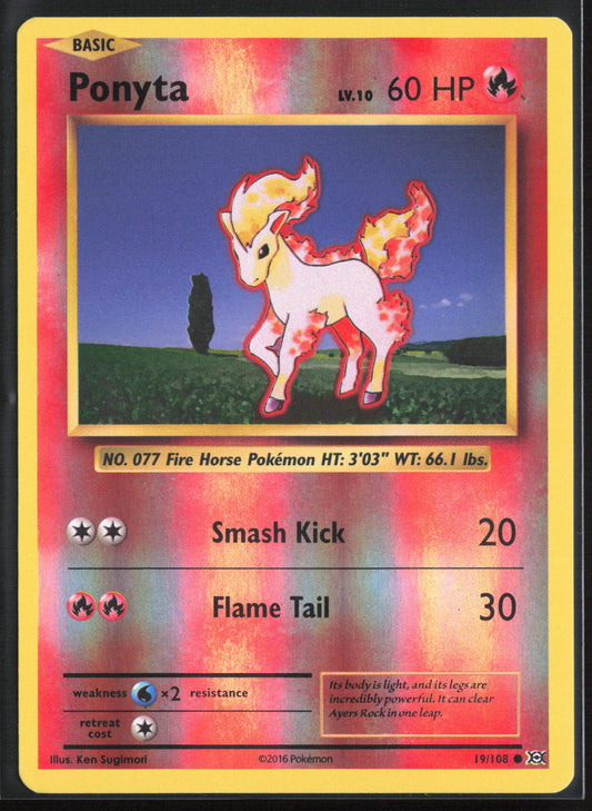 XY - Evolutions #19/108 Ponyta Reverse Holo 21722