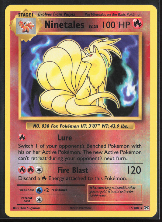 XY - Evolutions #15/108 Ninetales 21723 Reverse Holo
