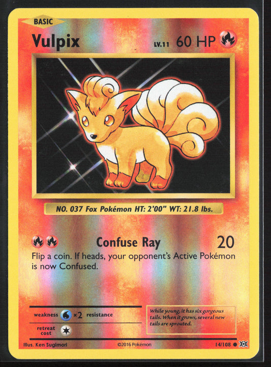 XY - Evolutions #14/108 Vulpix 21724 Reverse Holo