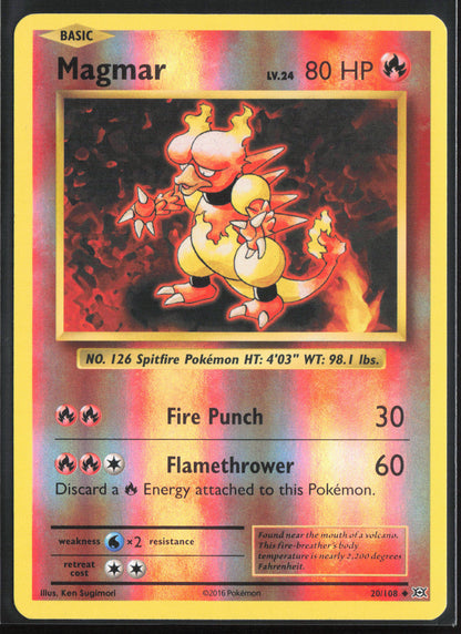 XY - Evolutions #20/108 Magmar 21725 Reverse Holo