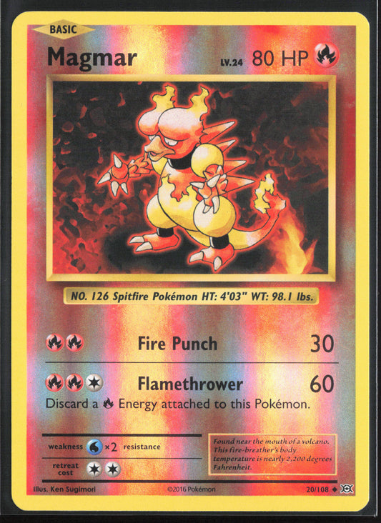 XY - Evolutions #20/108 Magmar 21725 Reverse Holo