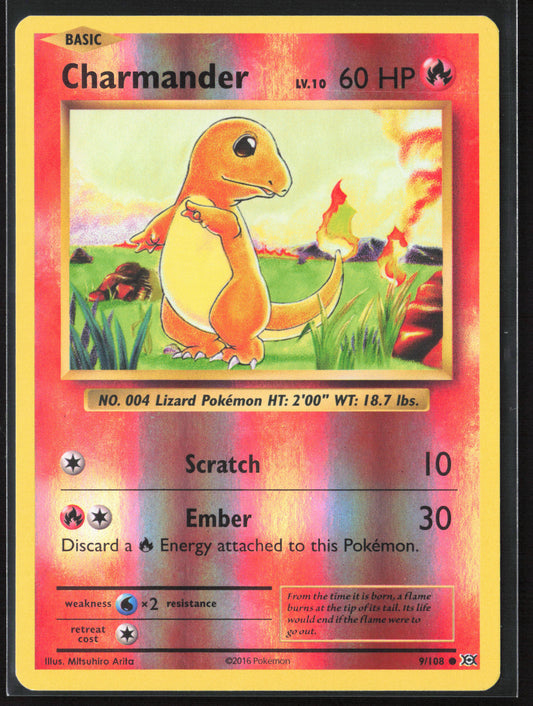 XY - Evolutions #9/108 Charmander 21727 Reverse Holo