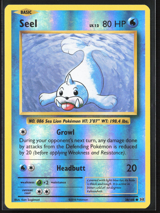 XY - Evolutions #28/108 Seel 21728 Reverse Holo