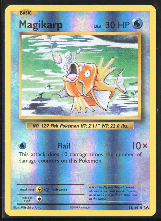 XY - Evolutions #33/108 Magikarp 21729 Reverse Holo