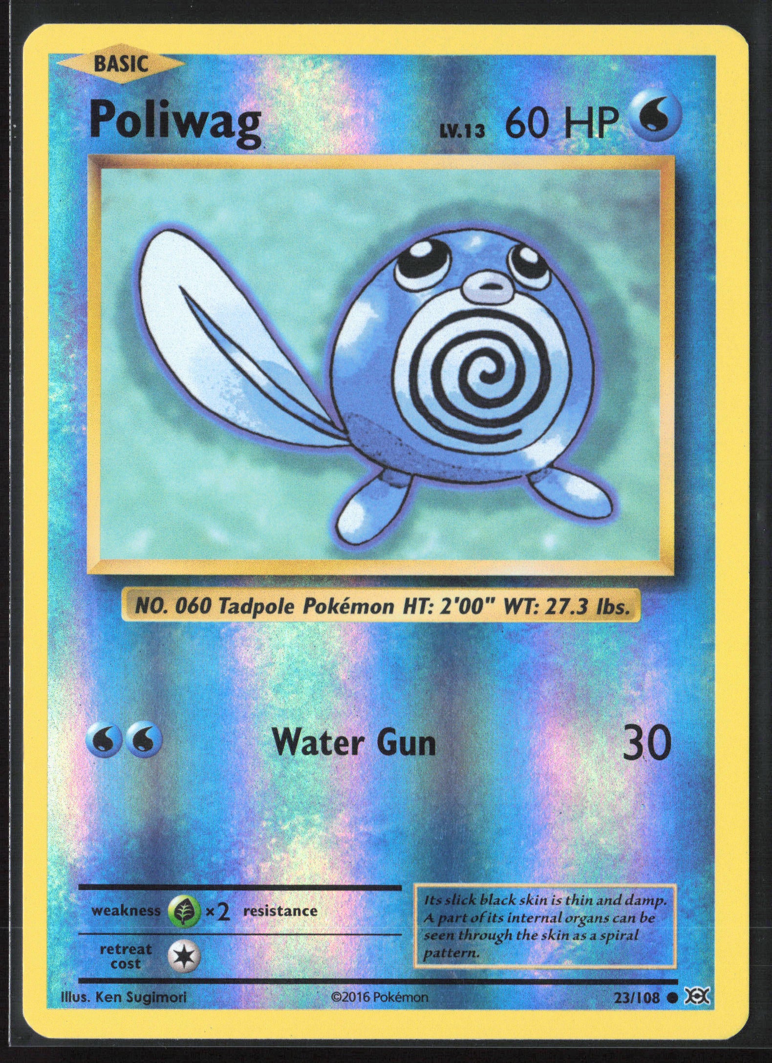 XY - Evolutions #23/108 Poliwag 21731 Reverse Holo