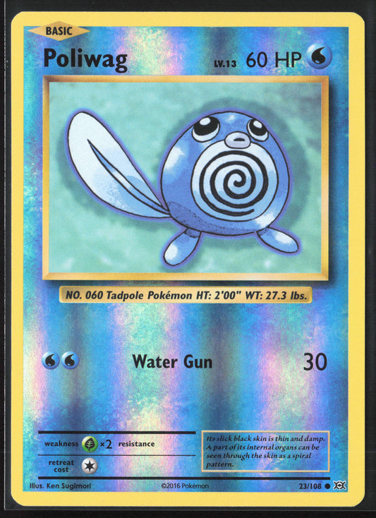 XY - Evolutions #23/108 Poliwag 21731 Reverse Holo