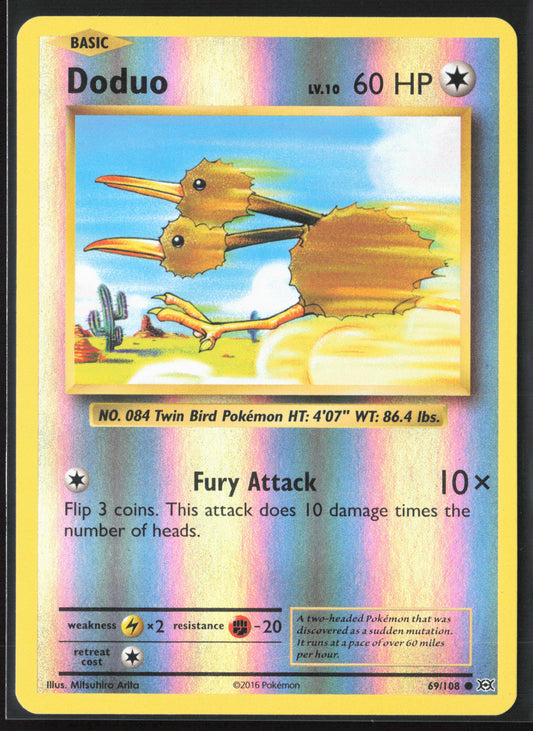 XY - Evolutions #69/108 Doduo 21733 Reverse Holo