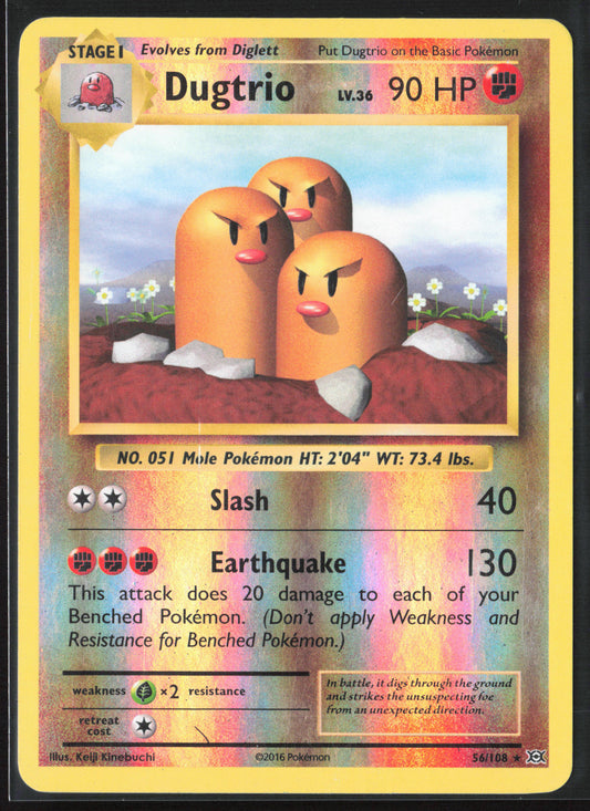 XY - Evolutions #56/108 Dugtrio 21738 Reverse Holo