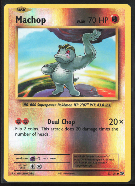 XY - Evolutions #57/108 Machop 21741 Reverse Holo