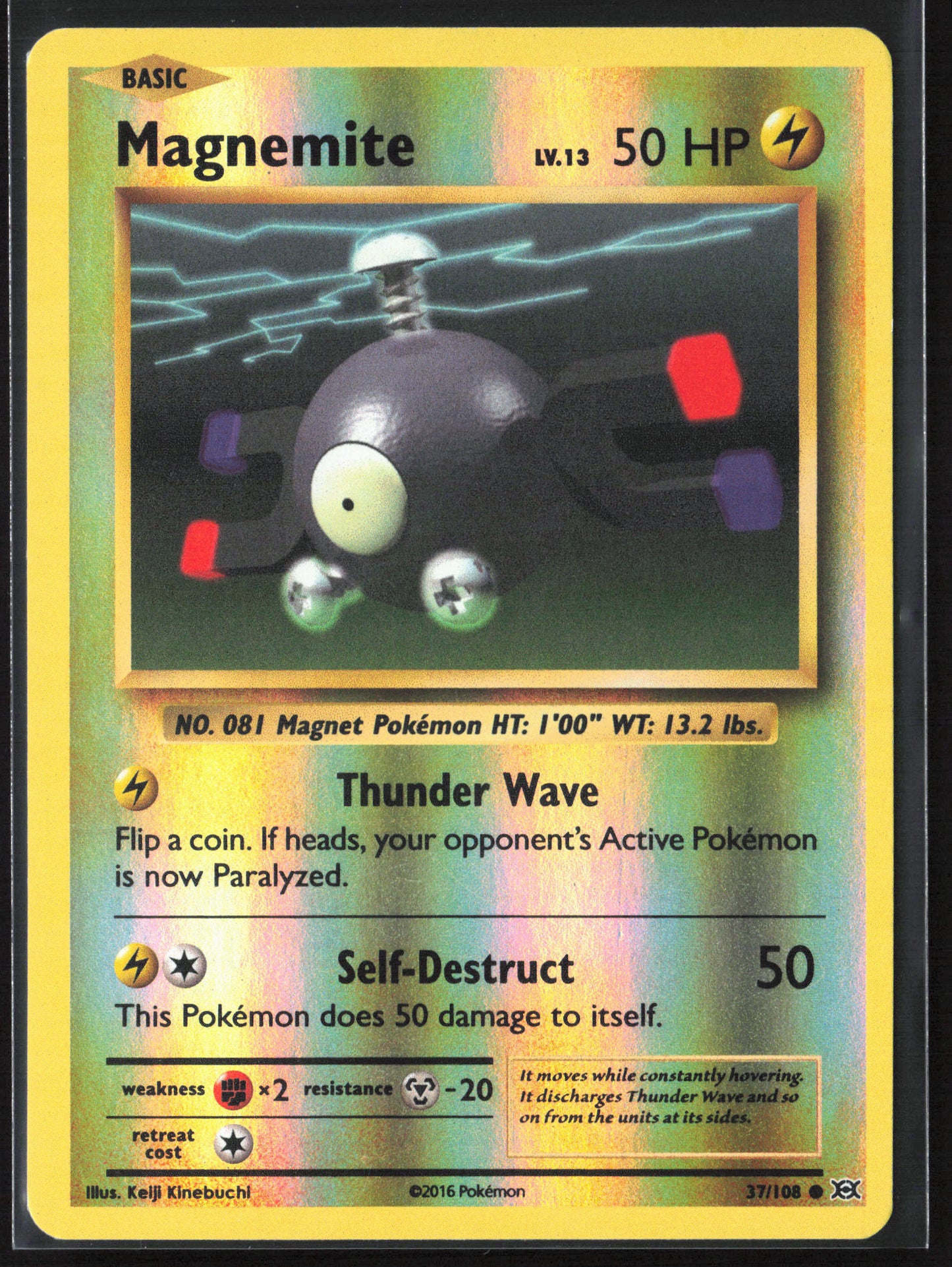 XY - Evolutions #37/108 Magnemite 21747 Reverse Holo