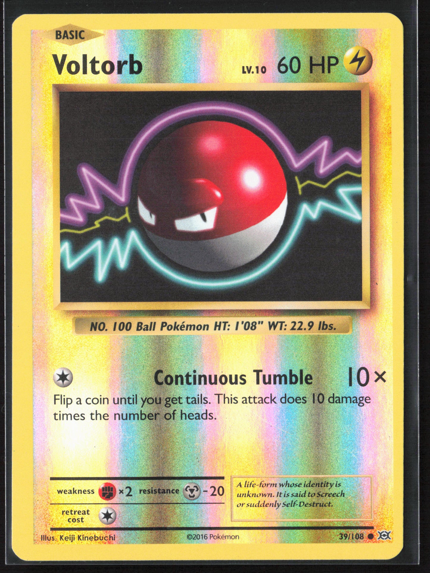 XY - Evolutions #39/108 Voltorb 21748 Reverse Holo