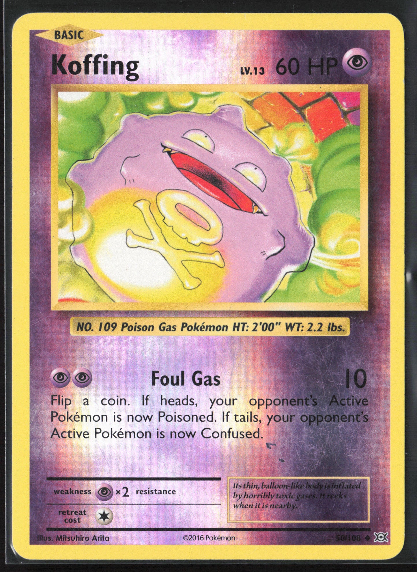 XY - Evolutions #50/108 Koffing 21751 Reverse Holo