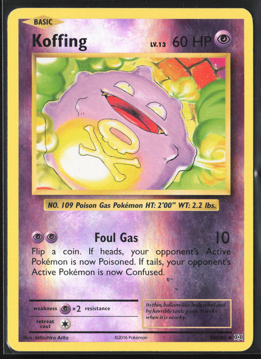 XY - Evolutions #50/108 Koffing 21751 Reverse Holo