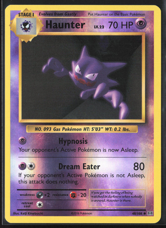 XY - Evolutions #48/108 Haunter 21753 Reverse Holo