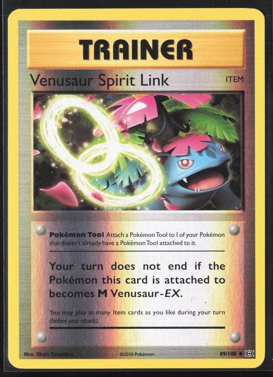 XY - Evolutions #89/108 Venusaur Spirit Link 21755 Reverse Holo