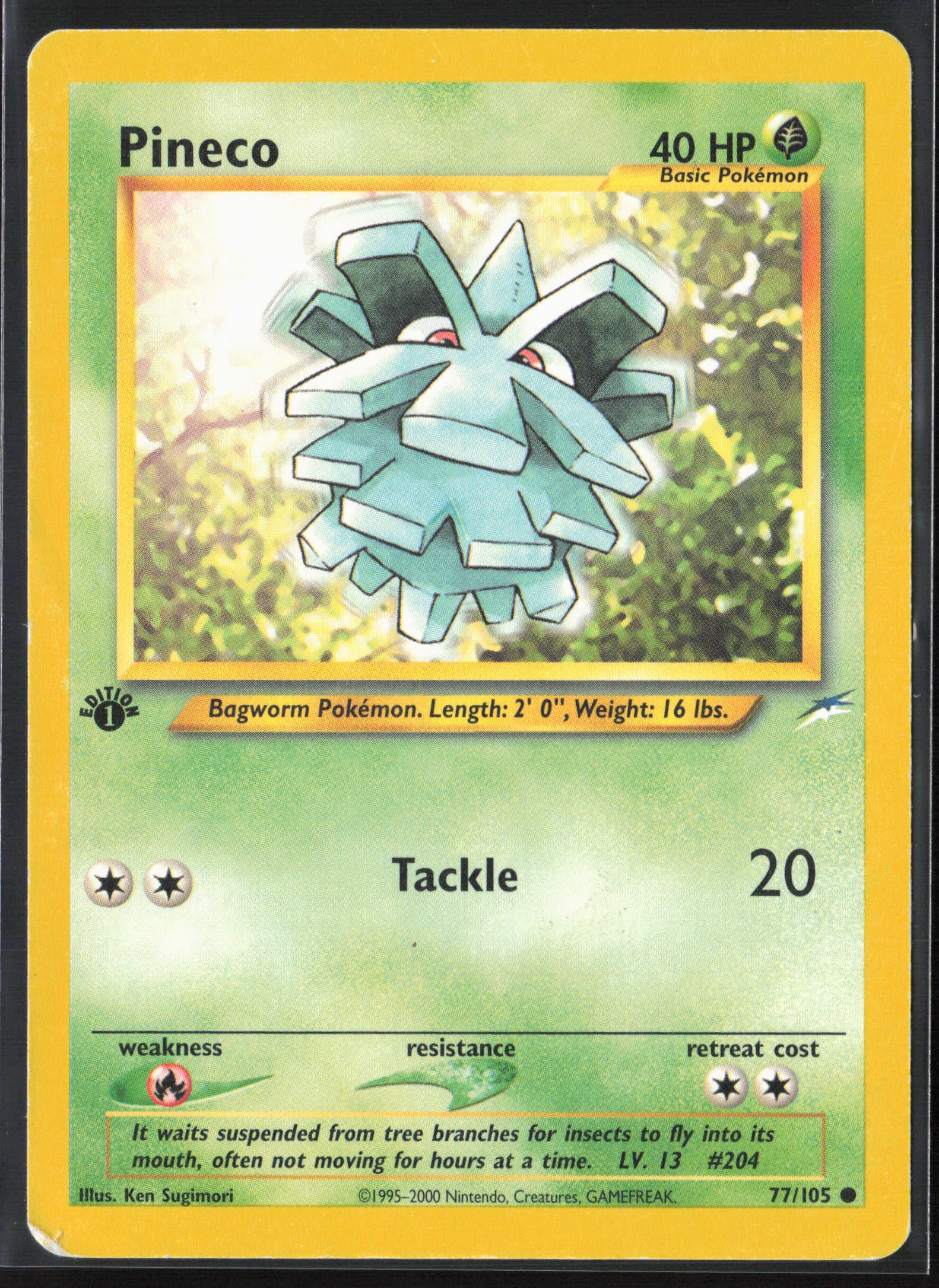 Neo Destiny #077/105 Pineco 21765 First Edition - Non-Holo