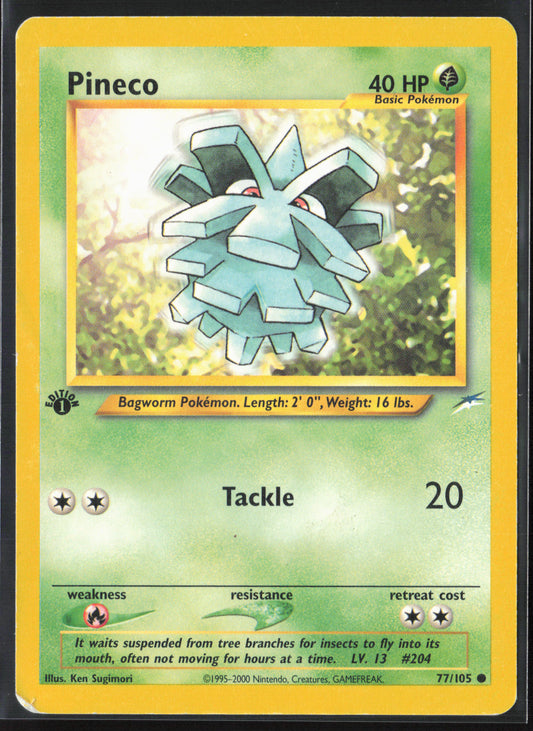 Neo Destiny #077/105 Pineco 21765 First Edition - Non-Holo