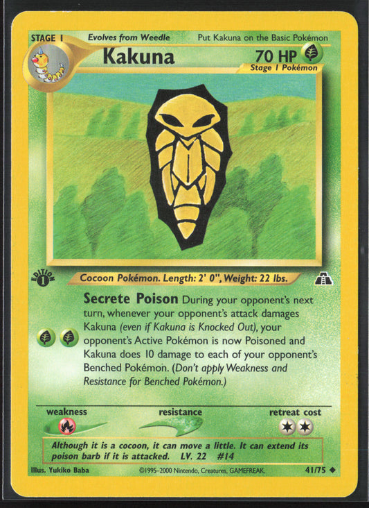 Neo Discovery #41/75 Kakuna First Edition - Non-Holo 21767