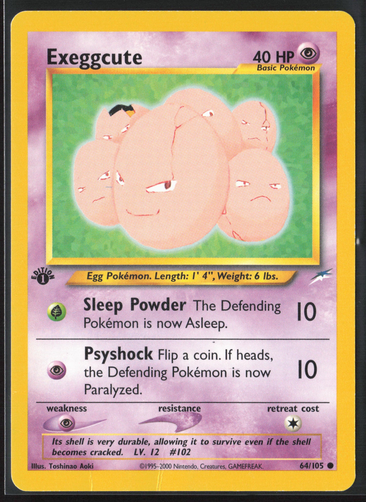 Neo Destiny #064/105 Exeggcute 21772 First Edition - Non-Holo