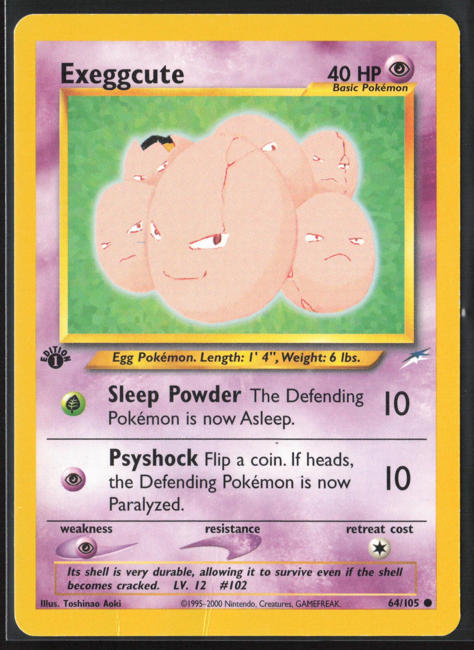 Neo Destiny #064/105 Exeggcute 21772 First Edition - Non-Holo