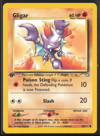 Neo Genesis #059/111 Gligar 21774 First Edition - Non-Holo