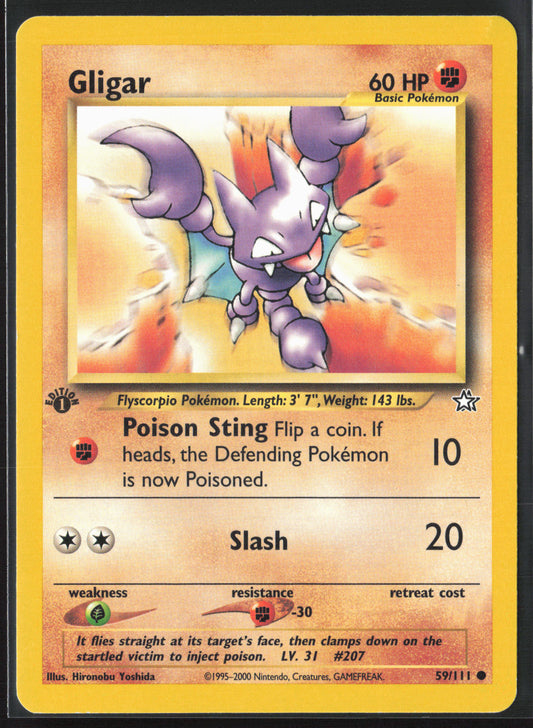 Neo Genesis #059/111 Gligar 21774 First Edition - Non-Holo
