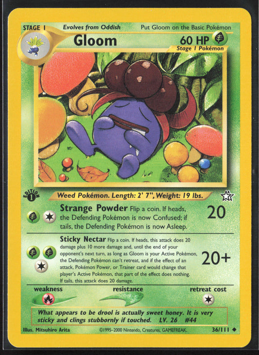 Neo Genesis #036/111 Gloom 21796-First Edition - Non-Holo