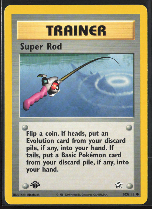 Neo Genesis #103/111 Super Rod 21799-First Edition - Non-Holo