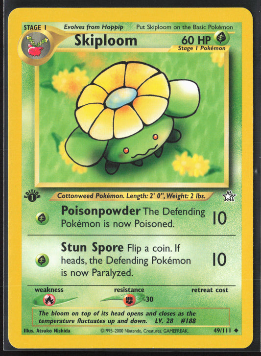 Neo Genesis #049/111 Skiploom 21805-First Edition - Non-Holo