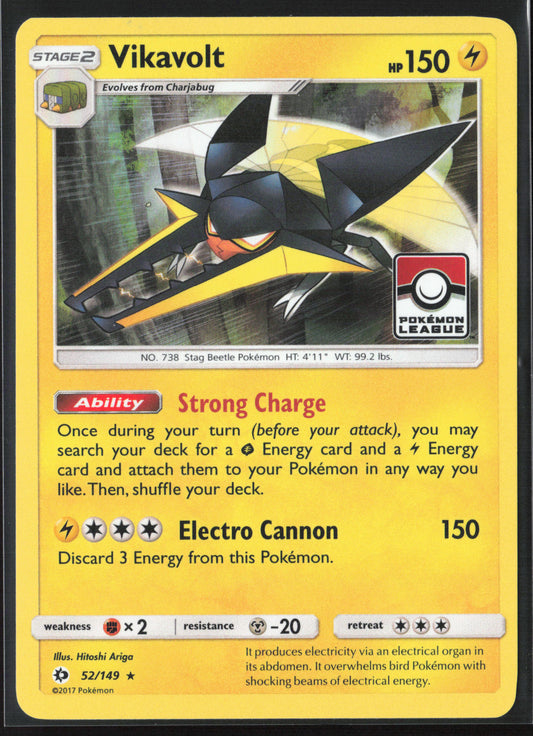 League & Championship Cards #052/149 Vikavolt 21818-Stamped-Holo