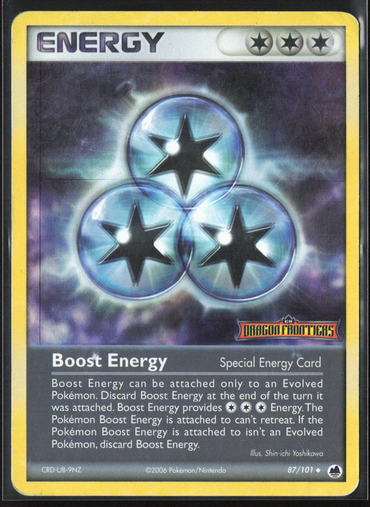 Dragon Frontiers #87/101 Boost Energy 21819-Stamped-Holo