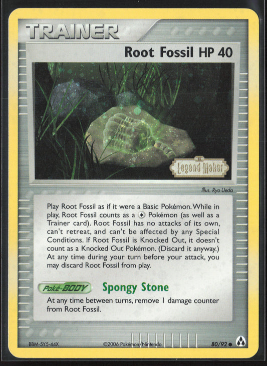 Legend Maker #80/92 Root Fossil 21825-Stamped-Holo