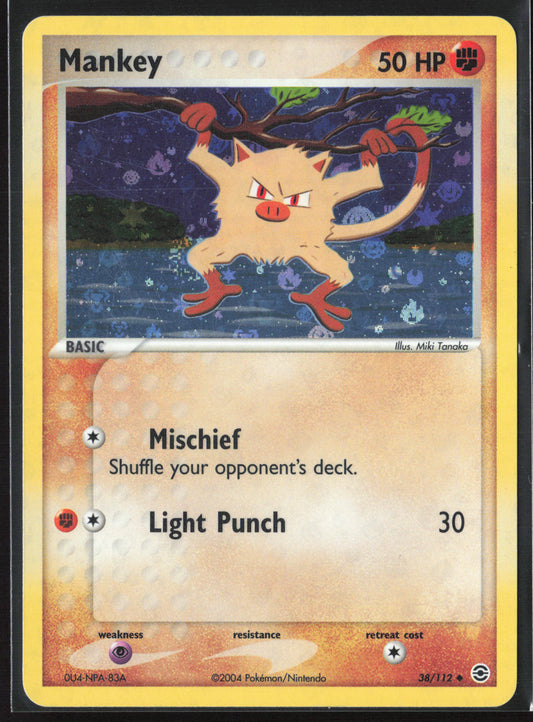FireRed & LeafGreen #38/112 Mankey 21827-Holo