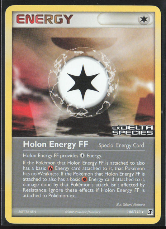 Delta Species #104/113 Holon Energy FF 21833-Stamped-Holo