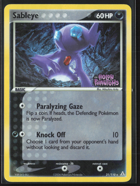 Holon Phantoms #31/110 Sableye 21835-Stamped-Holo