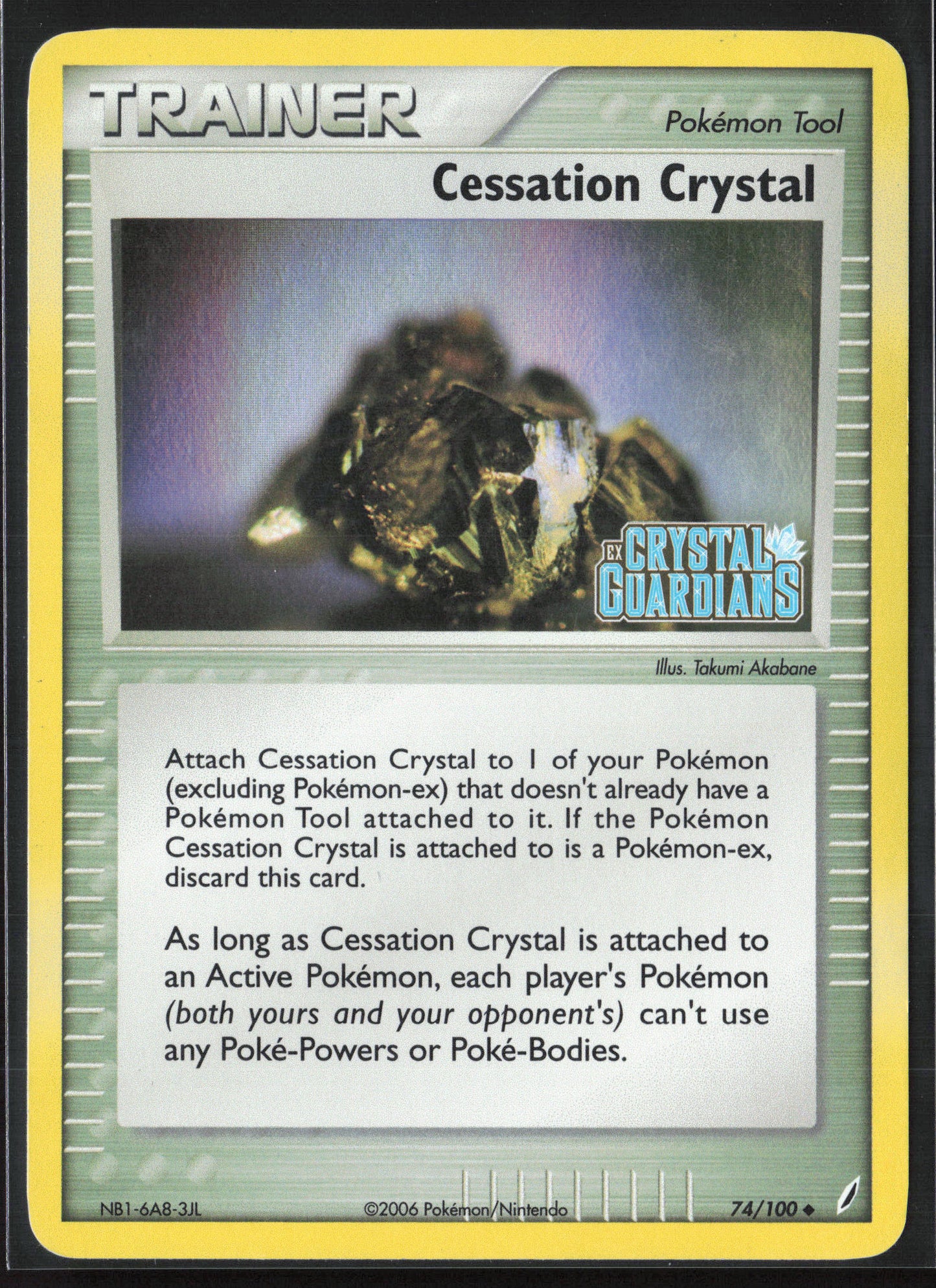 Crystal Guardians #74/100 Cessation Crystal 21845-Stamped-Holo