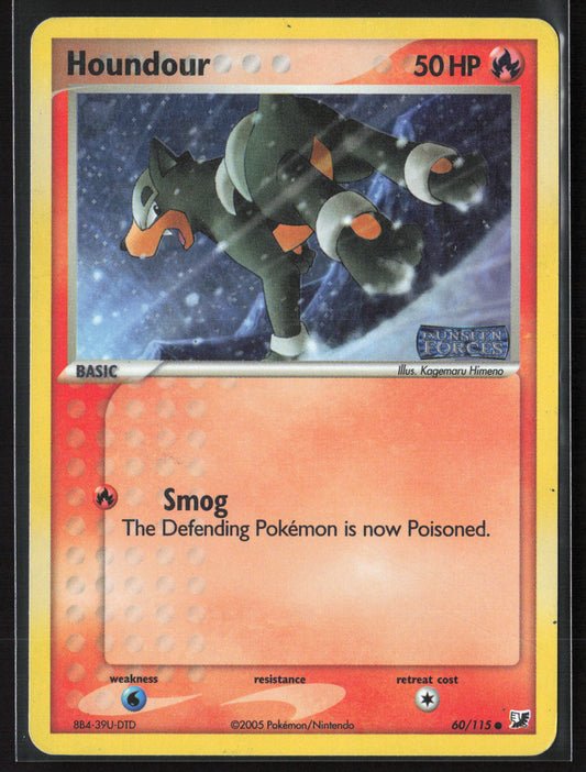 Unseen Forces #60/115 Houndour 21847-Stamped-Holo-HP+