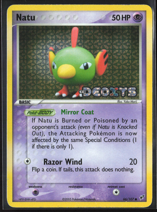 Deoxys #66/107 Natu 21850-Stamped-Holo