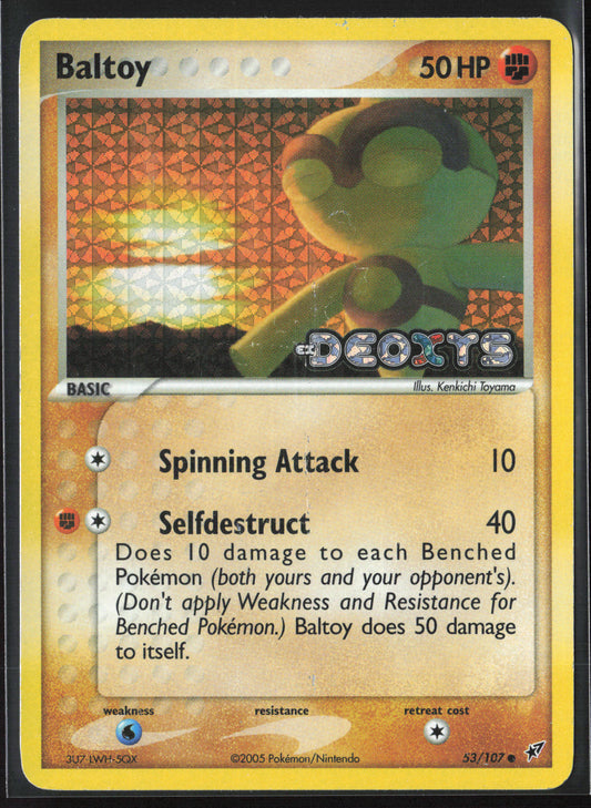 Deoxys #53/107 Baltoy 21851-Stamped-Holo