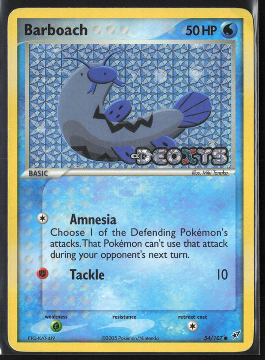 Deoxys #54/107 Barboach 21853-Stamped-Holo-HP+