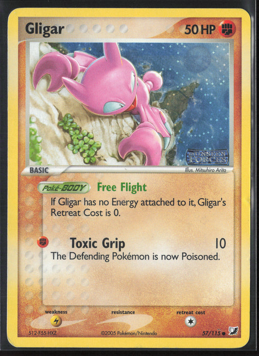 Unseen Forces #57/115 Gligar 21858-Stamped-Holo